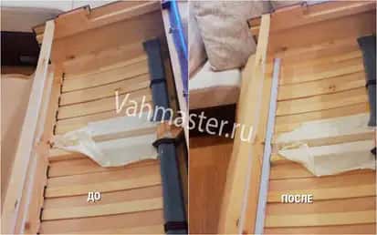 замена механизма выкатного дивана